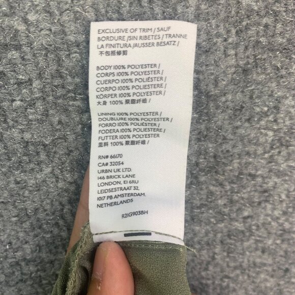 BHLDN Beckett Green Sage Sleeveless Maxi Dress Satin Gown Size 4 - Picture 11 of 12